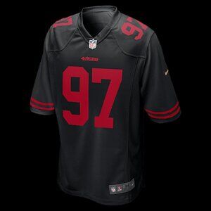NFL San Francisco 49ers Game Men's Football Jersey - Black Size S